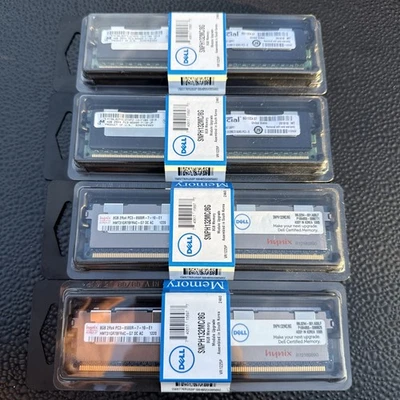 X4 DELL SNPH132MC/8G HYNIX HMT31GR7BFR4C-G7 8GB 2RX4 PC3-8500R ECC SERVER RAM - Image 1 of 4