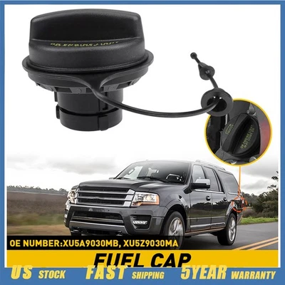 Gas Tank Filler Cap Replacement For Ford F-250 F-350 Super Duty 1999-2009 F-450 - Image 1 of 4