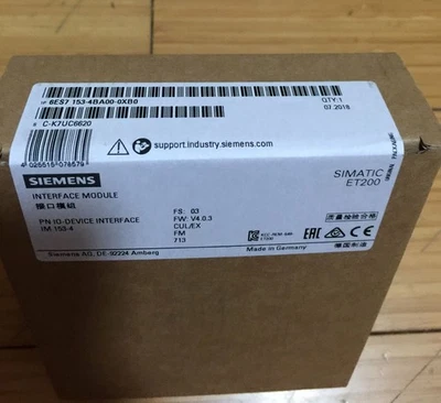 1PC New Siemens 6ES7 153-4BA00-0XB0 6ES7153-4BA00-0XB0 1 year warranty - Image 1 of 3
