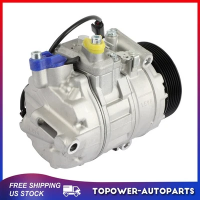 AC A/C Compressor For BMW 535i 2008-2010 535i xDrive 2009-2010 535xi 2008 3.0L - Image 1 of 4