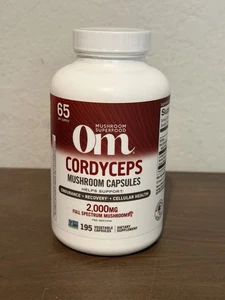 Om Mushrooms Cordyceps Capsules 195 ct. EXP: 02/2027 - Picture 1 of 3