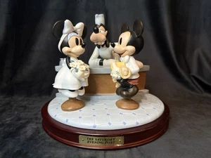 Disney Soda Shop The Saturday Evening Post insired Norman Rockwell LE 325/5000 - Picture 1 of 9