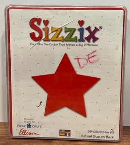 Sizzix 38-0809 Star #3 Die Large Scrapbooking Crafting Cutting Tool - Picture 1 of 2