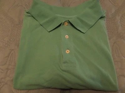 Big and Tall St. John's Bay Men's Polo Shirt Size 4XLT Green - Image 1 of 4