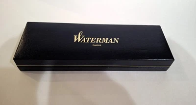 Bolígrafo Waterman Maestro Vintage azul marino con detalles dorados Foto 1 de 4