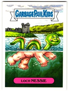 Loch Nessie GPK 2018 Garbage Pail Kids Folklore Monster Sticker Exact Card Shown - Bild 1 von 2