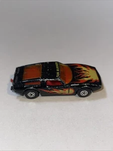 Vintage 1972 Matchbox Superfast Lesney Sun Burner No. 37 - schwarz / rot innen - Bild 1 von 4