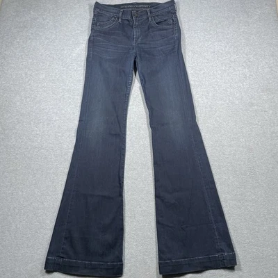Citizens Of Humanity Hutton wide leg flared jeans women's 29 W30 L34 dark wash - Image 1 of 4
