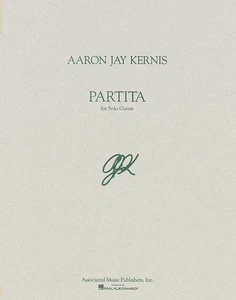 Aaron Jay Kernis Partita for Guitar Solo Classical Contemporary Sheet Music - Picture 1 of 1