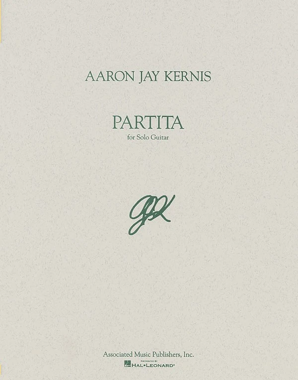 Aaron Jay Kernis Partita for Guitar Solo Classical Contemporary Sheet Music - Image 1 of 1