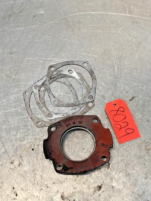 1965 International Farmall 656 Tractor Front Transmission Bearing Holder & Shims - Image 1 of 4