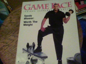 1996 June Game Face Sandy Alomar Cleveland Indians - Bild 1 von 2