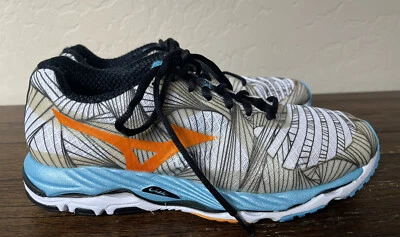 MIZUNO Wave Paradox 410580 multicolor Geometric SNEAKERS / RUNNING SHOES sz 10 - Image 1 of 4
