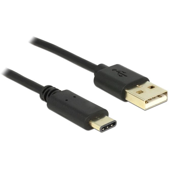 USB2.0   USB-C (ST-ST) 2m DeLOCK Black - Bild 1 von 1