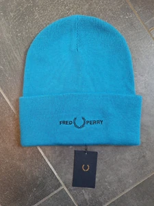 Fred Perry Beanie Mütze Blau One Size - Bild 1 von 5