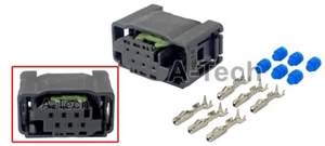 Bosch Motorsport Electronic TPS Throttle Body Connector Pigtail Kit DBW 6P for - Picture 1 of 2