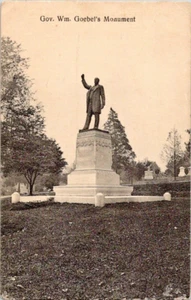 Gov. William Goebel's Monument Frankfort Ky. 1909 postcard a93 - Picture 1 of 2