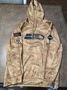 Nike Seattle Seahawks Salute to Service Hoodie 2023 Sideline Pullover LARGE - Picture 1 of 5