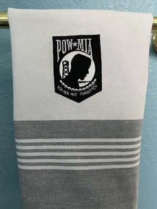 POW-MIA Embroidered Cup Towel - Picture 1 of 1