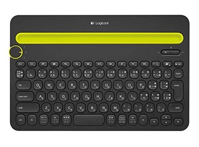 LOGICOOL Bluetooth multi-device keyboard black k480 from Japan - Image 1 of 4