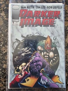 IMAGE - DARKER IMAGE - #1 - 1993 - NEW POLYBAG W/ THE MAXX CARD - SEE PICS!! - Picture 1 of 3