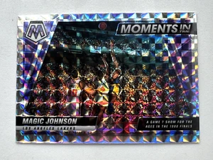 ⭐🦄 2021‐22 Panini Mosaic Moments in Time #20 Magic Johnson Mosaic Prizm – Laker - Imagen 1 de 2