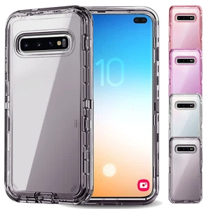 For Samsung Galaxy S10/S10+/S10e Shockproof Protective Clear Phone Case Cover - Picture 1 of 36