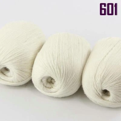 Venta Nuevo 3 Bolas x 50gr Lujoso Suave Mongol Pura Cachemira Tejido a Mano Lana 01 Foto 1 de 4