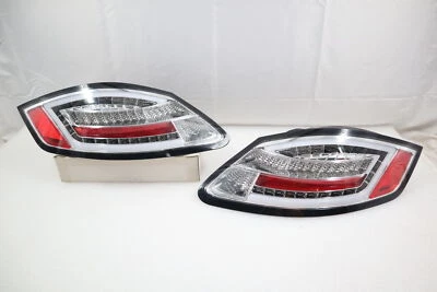 05-08 Porsche 987 Cayman/Boxster SEQUENTIAL SIGNAL LED Clear/ Black Tail Light - Image 1 of 4
