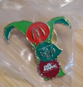 Vintage McDonalds Bugs Life Dr. Pepper Lapel/Hat/Uniform Pin Promotional NOS - Picture 1 of 2