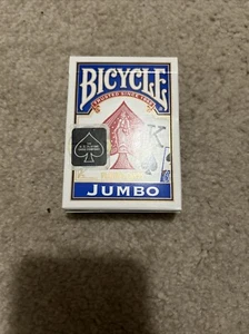 Bicycle Jumbo Playing Cards 2009 Standard Size Blue Deck Air Cushion Finish - Picture 1 of 3