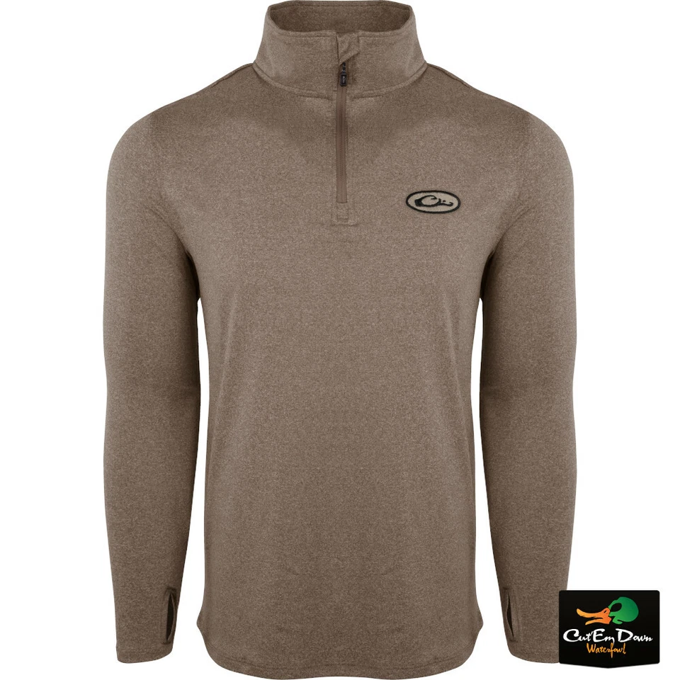 DRAKE WATERFOWL SYSTEMS MICROLITE PERFORMANCE HALF ZIP PULLOVER - Image 1 of 1