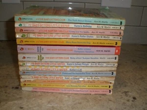 LOT OF 14 THE BABY SITTERS CLUB PAPERBACK BOOKS APPLE SCHOLASTIC - Picture 1 of 11
