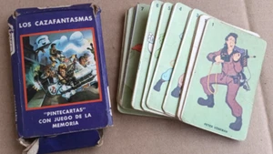 rare vintage 90's GHOSTBUSTERS Playing Cards Complete set in box Joker ARGENTINA - Picture 1 of 16