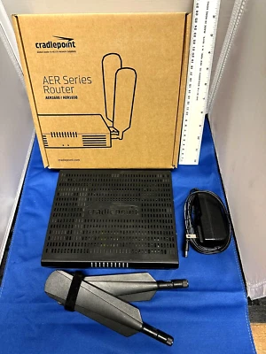 Cradlepoint AER 1600LP4  Bundle with Antennas & Power Supply- Free Shipping - Image 1 of 4