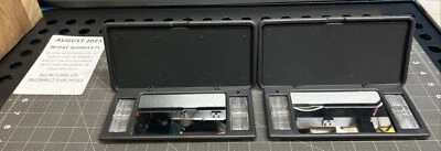 1995 2004 CHEVY S10 TRUCK BLAZER GMC JIMMY DELUXE SUN VISOR MIRRORS BLACK - Image 1 of 4