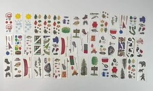 Creative Memories Aufkleber Camping Wandern Angeln Wildnis Sammelalbum Posten - Bild 1 von 5