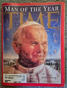 TIME Magazine December 26 1994 Pope John Paul II Man of the Year January 2 1995 - Picture 1 of 5
