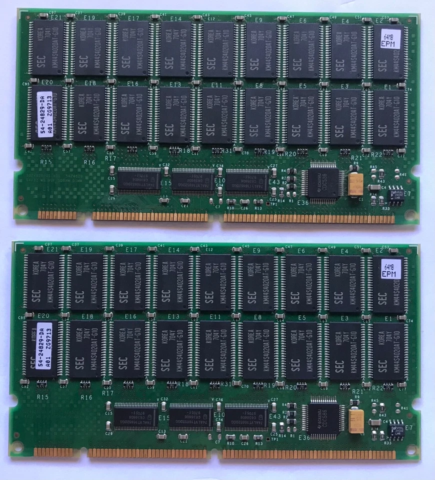 DEC Digital 54-24829-DA 64MB Memory RAM - OEM - Kit of 2 (128Mb total) - Vintage - Image 1 of 4