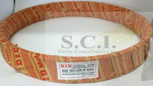 Honda CB450 CB500 CB550 CB750 OEM D.I.D. REPOSIÇÃO ARO DIANTEIRO 19 POLEGADAS 40 FUROS - Imagem 1 de 4