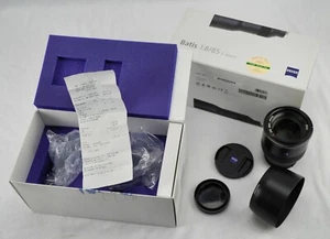 Carl Zeiss Camera removable Lens 1.8-85mm Sony E Mount Batis 85mm F1.8 w/ hood - Picture 1 of 12