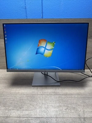 HP EliteDisplay E273Q 27-Inch Screen LED-Lit Monitor Black/Silver with base - Image 1 of 4