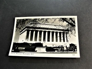Lincoln Memorial, Washington, D.C.- 1930s Real Photo Postcard (RPPC). - Picture 1 of 2