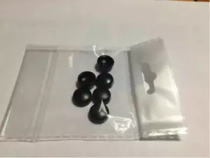 Thorens TD 160 166 165 145 Screw caps Coprivite Plastica Nero - Set nuovo 6 - Foto 1 di 10