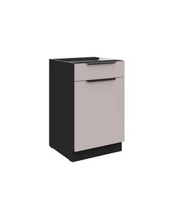 Küchen Unterschrank 50 cm Küche ARONA Kaschmir beige Küchenzeile Küchenblock - Bild 1 von 7