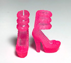 Barbie Doll Shoes Textured Stilettos Spike Heels Triple Studded Ankle Strap #931