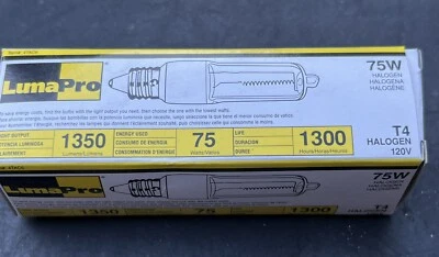 GRAINGER BRAND LUMAPRO BULB FOR ZORO 4TAC6 75W 120V - Image 1 of 4