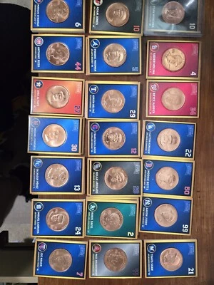 Moneda de cobre del tesoro de béisbol 2018 MLB tú eliges jugador Foto 1 de 4