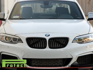 Sport Type Gloss Black Front Grille Kit fit 14-15 BMW F22 Coupe 220i 228i 235i - Picture 1 of 3