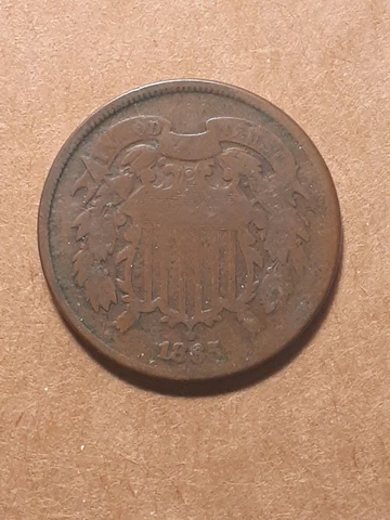 1865 TWO CENT PIECE Cover